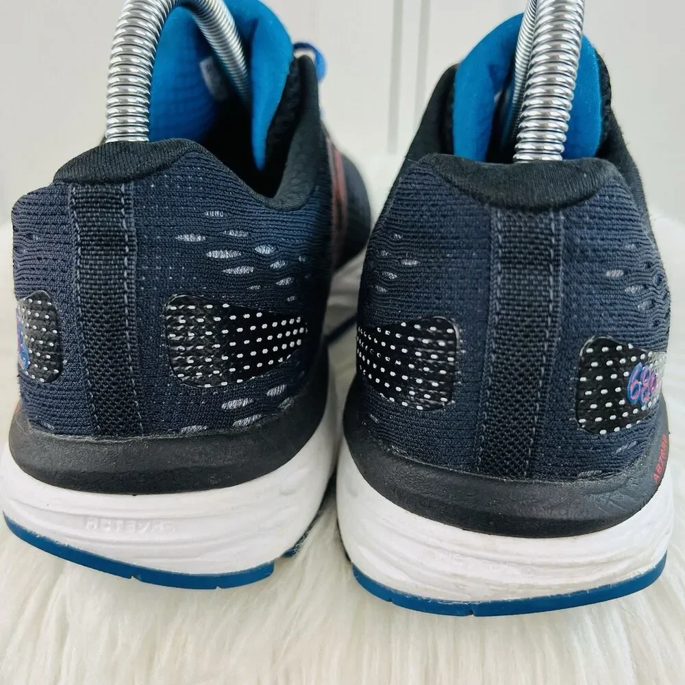 New Balance 680v6 Running Shoes Black Outerspace Ghost Pepper Colorful Womens 8 - Picture 5 of 8